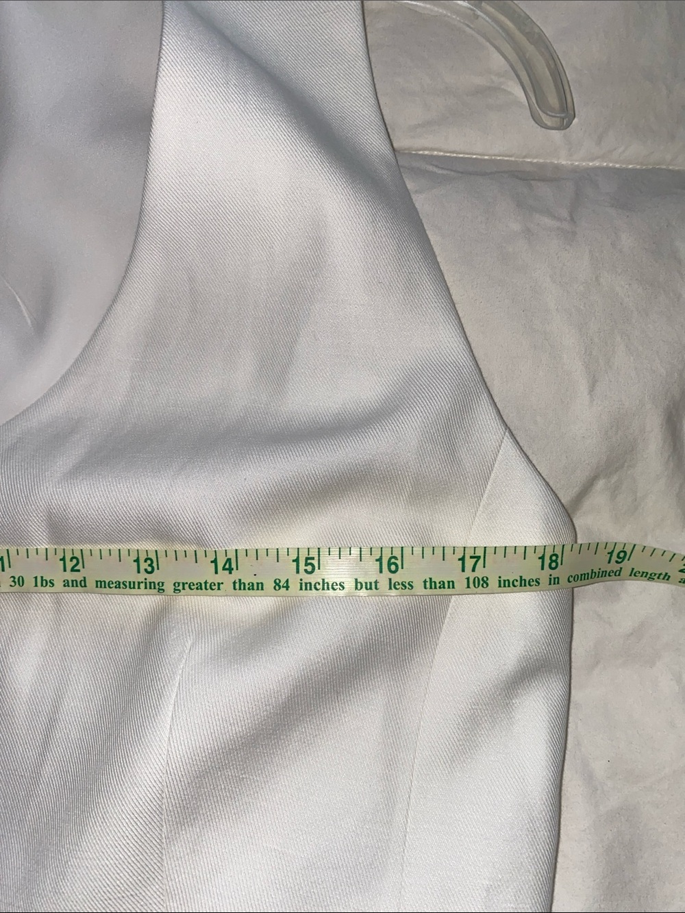 Talbots White Button-Front Vest - Picture 6 of 9